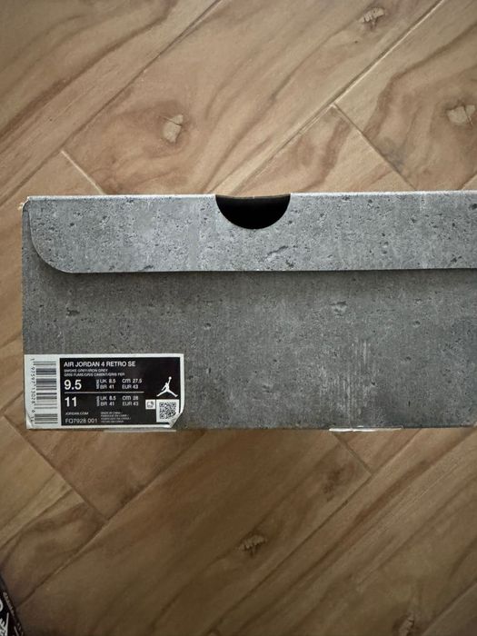 Air Jordan 4 Retro SE Paris Olympics Wet Cement