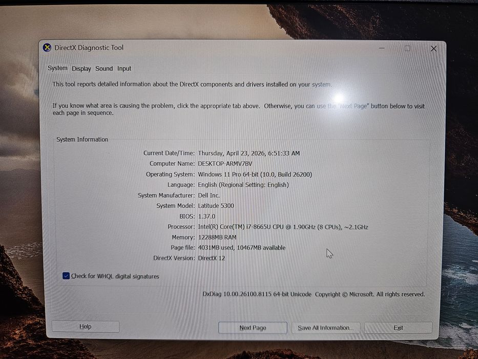 Dell Latitude 5300