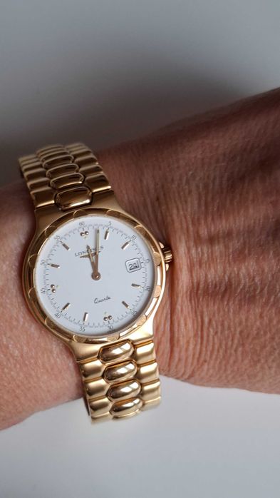 Longines Conquest Quartz Gold Tone