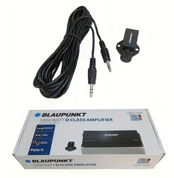 blaupunkt amp 1x3800w 1ohm моно блок/усилвател за кола клас D