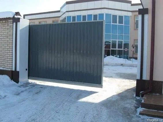 Раздвижные дарвоза. Откатные ворота.  Роликли дарвоза