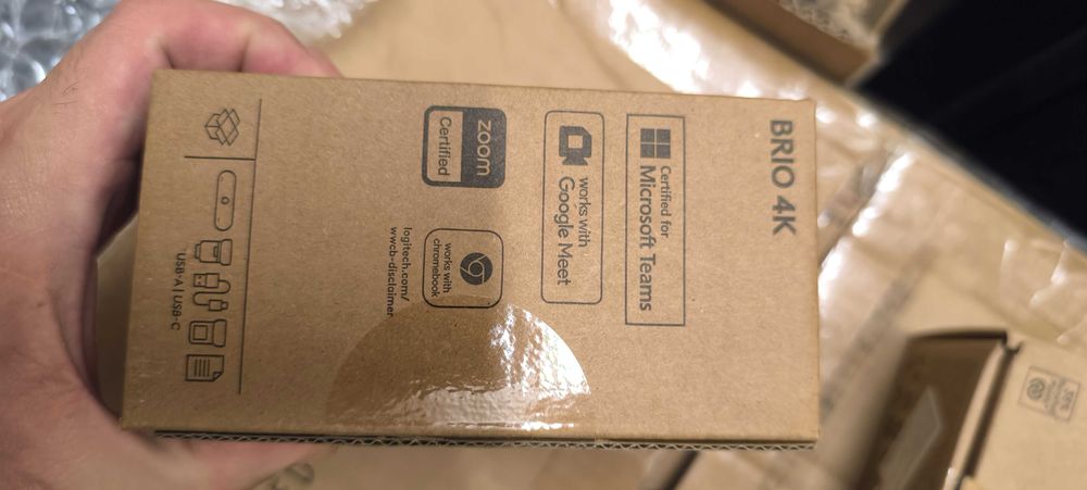 Logitech BRIO 4K Ultra HD професионални уеб камери модел 960-001746