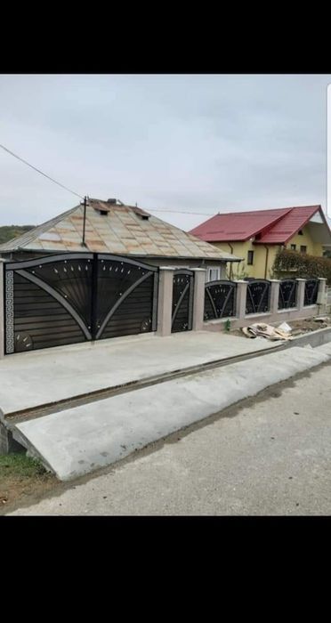 Gard din fier forjat pentru gradina curte