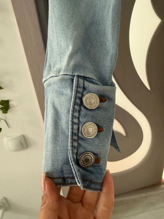 Дънкова рокля с еластант