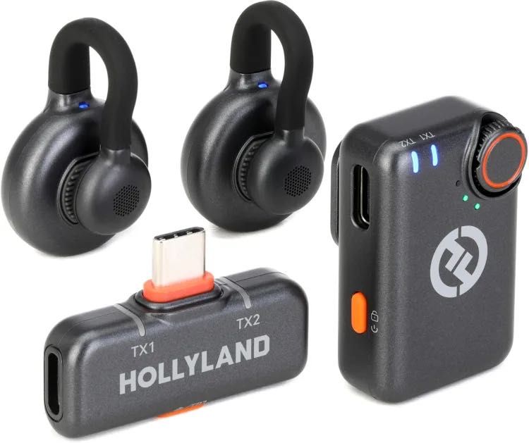 HOLLYLAND Lark M2S Премиальный звук Компактный беспроводной микрофон