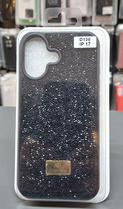 Гръб Swarovski за iPhone 17 белстящ кейс за страхотна защита