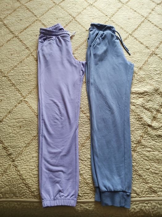 Дамски долнища син и лилав цвят
