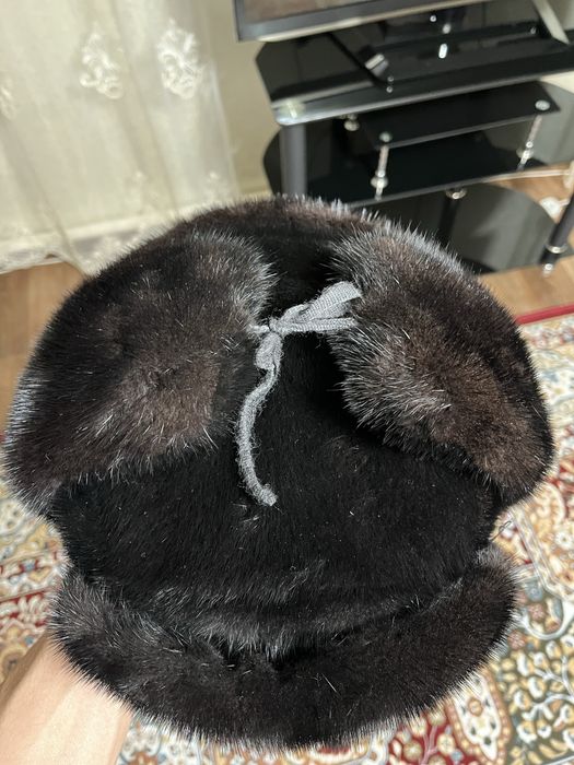 Норковая шапка мужская