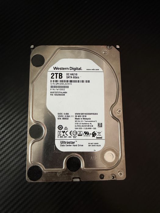 HDD Server/PC Western Digital (HGST) Ultrastar 2TB 7200rpm