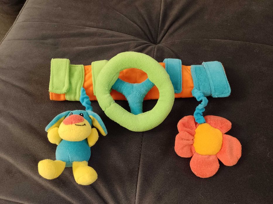 Лот от детски пролетни блузки и дънкови гащеризони