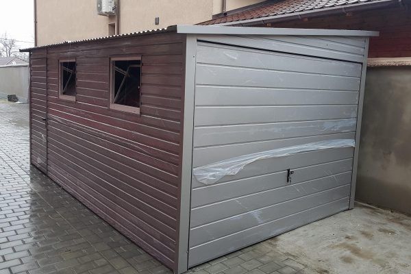 Garaj modular pe structura metalica 3.4 x 6.5m
