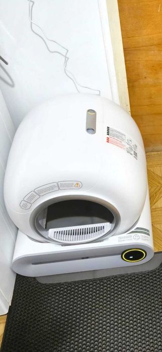 Litieră automată smart pisici 65L + 9L, WiFi, autocurățare, aplicație