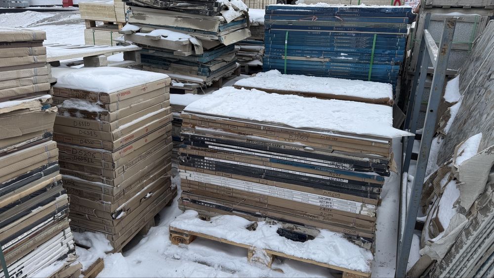 Кафель, Бой, остаток