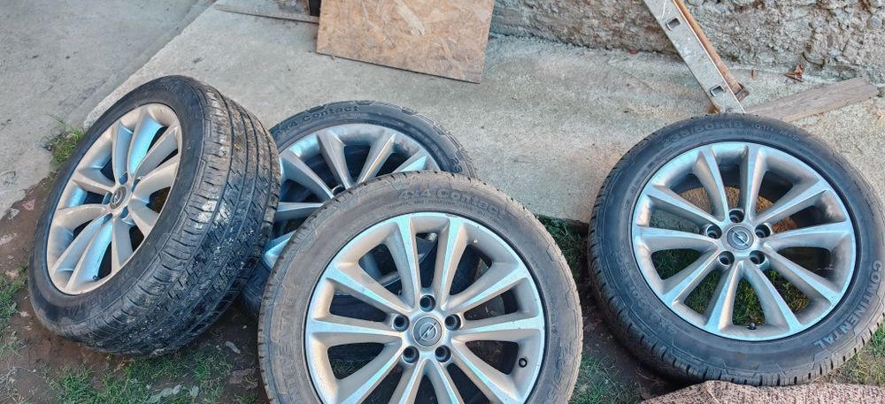 Jante aliaj Roți Opel 18 M+S. Cauciucuri 225 45 19
