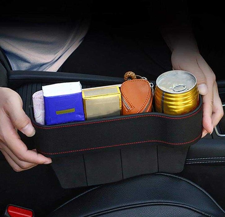 Комплект Кожен органайзер за кола между седалките - 2 броя.