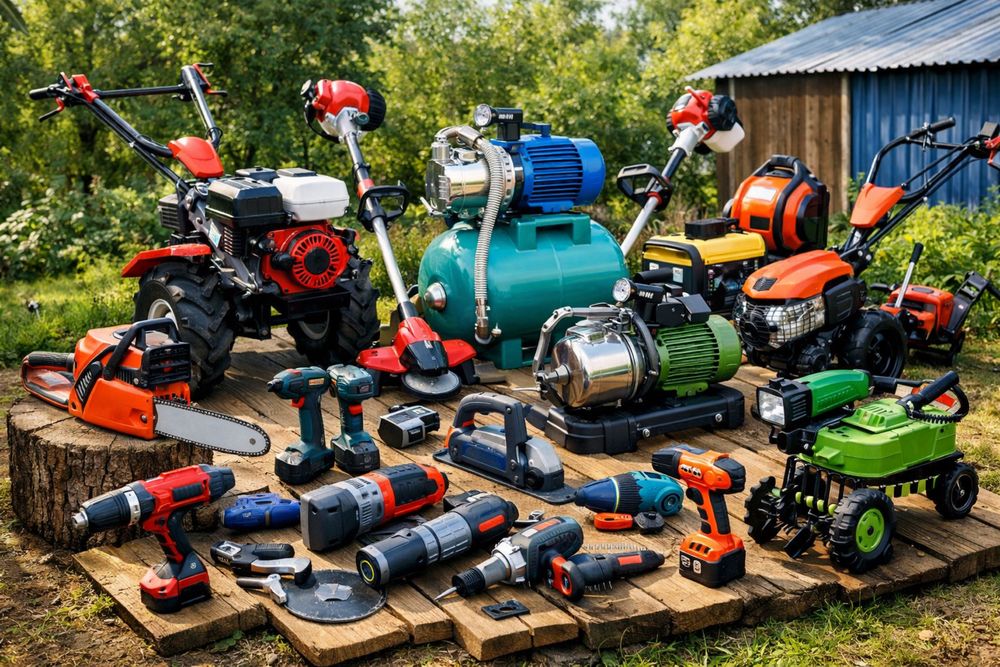 Reparatii scule gospodarie / santier si tricicluri electrice