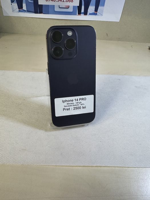 Iphone 14 pro / 128 gb / 100% baterie / LA REDUCERE