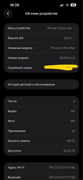 Iphone 13 pro max 128