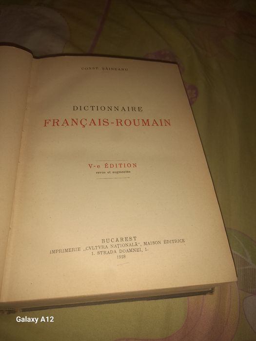 Dicționar Francez-Român..1928.