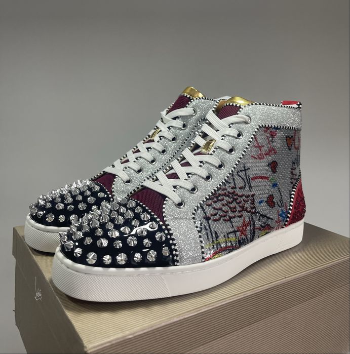 Christian Louboutin High Graffiti Spikes