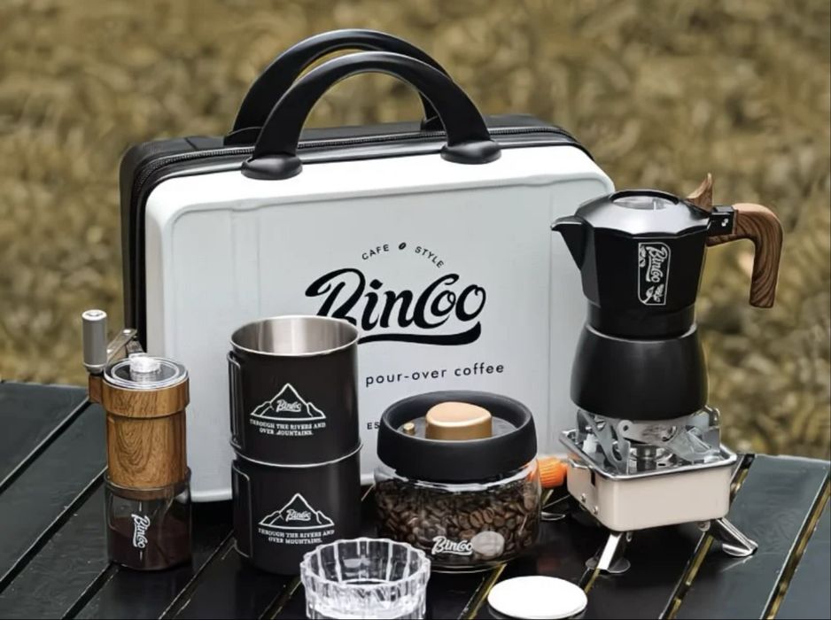 Кофе набор, кофеварка , пуровер , bincoo