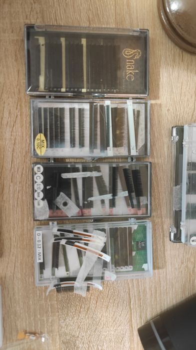 Палетки начатых ресниц