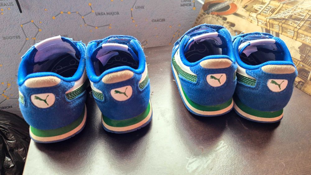 Купени 85 лв-Puma, Пума детски маратонки 26 и 27 Puma с велкро