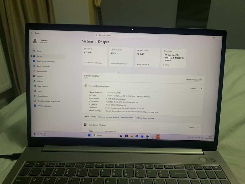 Laptop Lenovo Thinkbook 15 G2 ITL