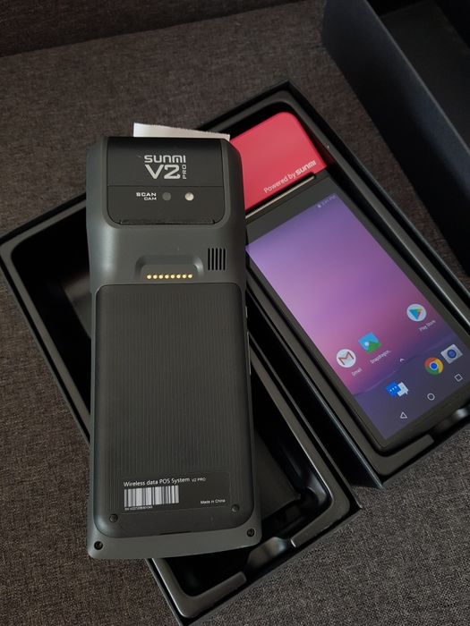 Casa marcat Pos wireless Sunmi cu sim 4g casa marcat