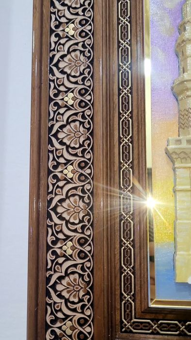 Devor soat/ panno/ suvenir yong'oq daraxtidan qo'l mehnatida yasalgan