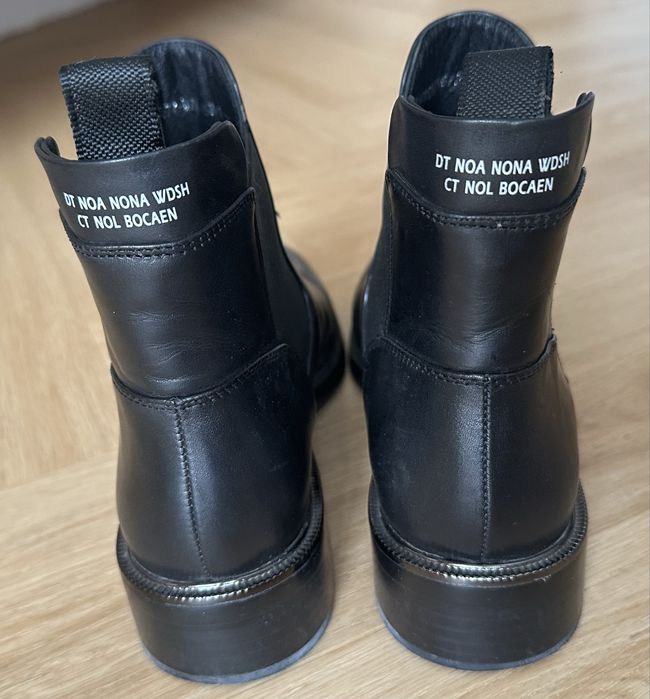 Botine chelsea piele negru