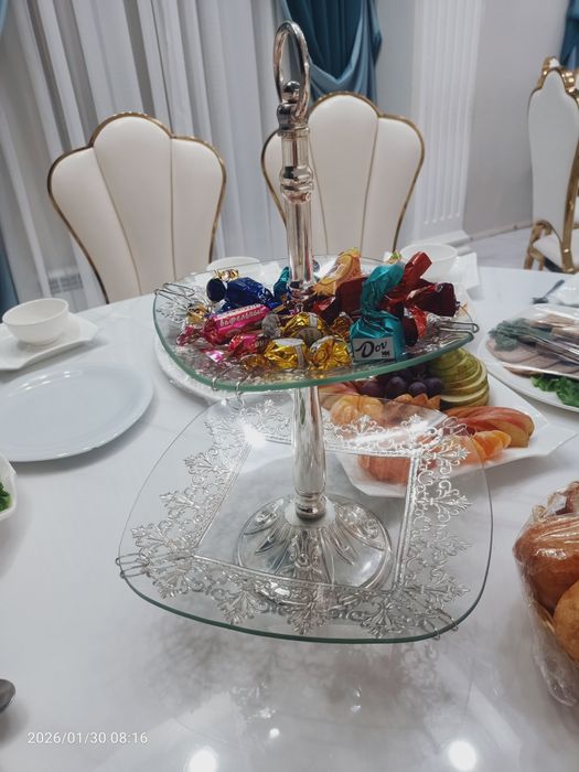 Тарелки сервированные