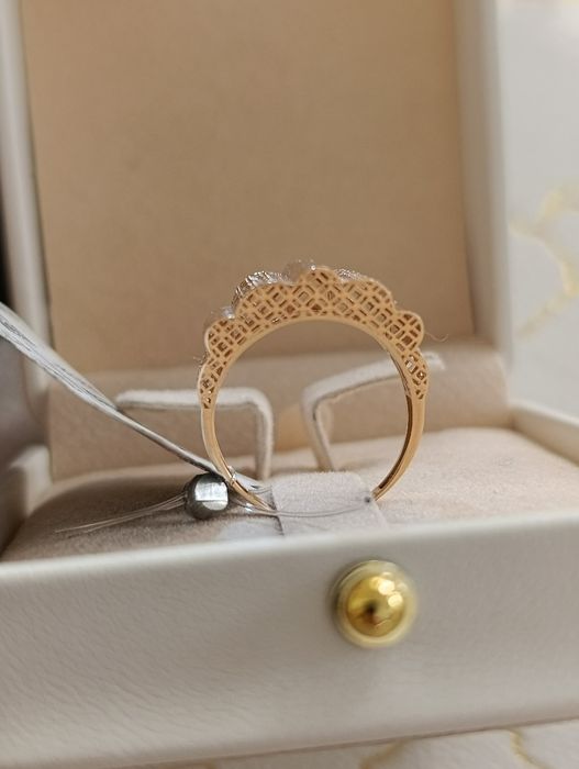 Золотое кольцо, проба 583, вес 1,71 гр размер 19,5