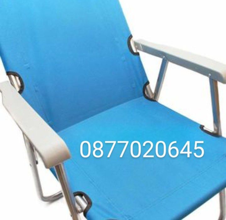 Сгъваем стол за плаж, пикник и къмпинг–Лек, удобен и практичен/цветове