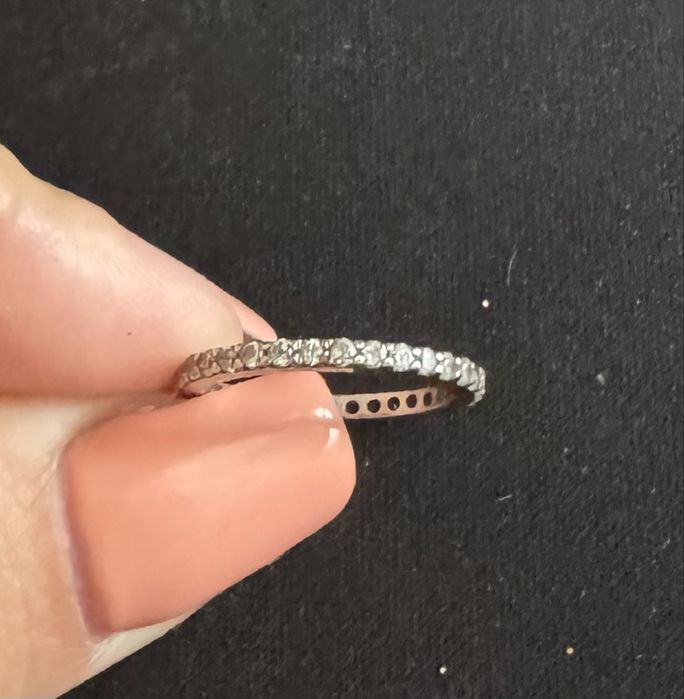 Inel tennis aur alb 14k 1,27g - mărimea 47