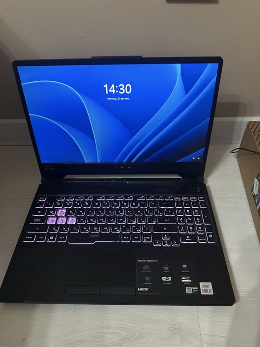 Продам ноутбук Asus tuf gaming f15