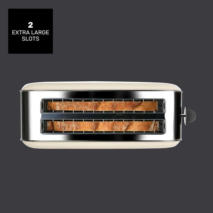 Тостер Taurus Vintage Cream, 1400W, Дълги Слота