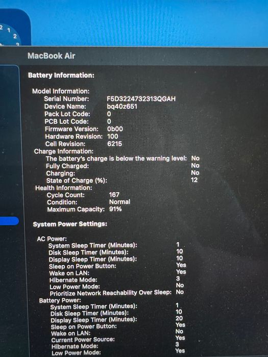 Macbook air m2 space grey