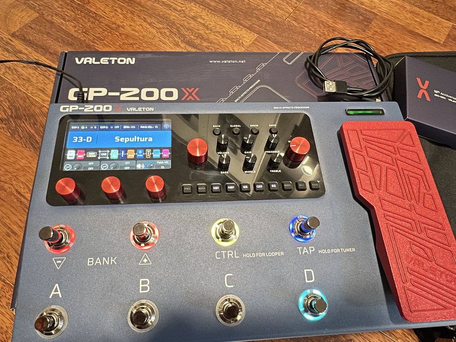 Valeton GP-200X multi-effect guitar processor