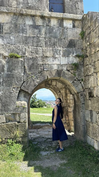 Кожаные скинни джинсы Mango