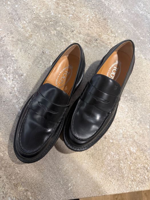 TODS black loafers