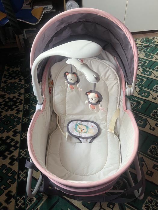 Мултифункционална люлка шезлонг 5 в 1 с вибрации за бебета Mastela