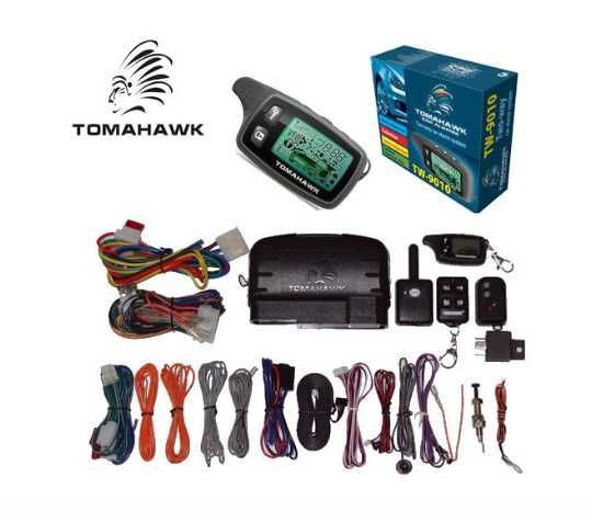 Alarma auto cu pornire motor - Tomakawk TW-9010