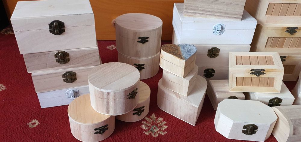 Cutiute din lemn* 40 bucati