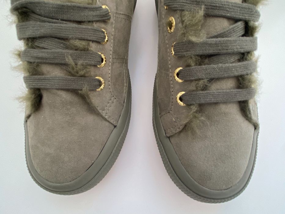 Papuci sport noi cu eticheta, "Superga", 37, unisex, military green