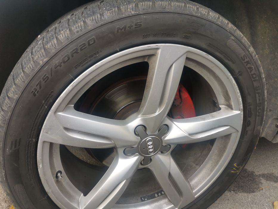 Зимни гуми с джанти 20 цола. Размера е 275/40/20.