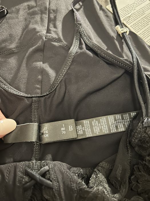 Body modelator negru La Perla