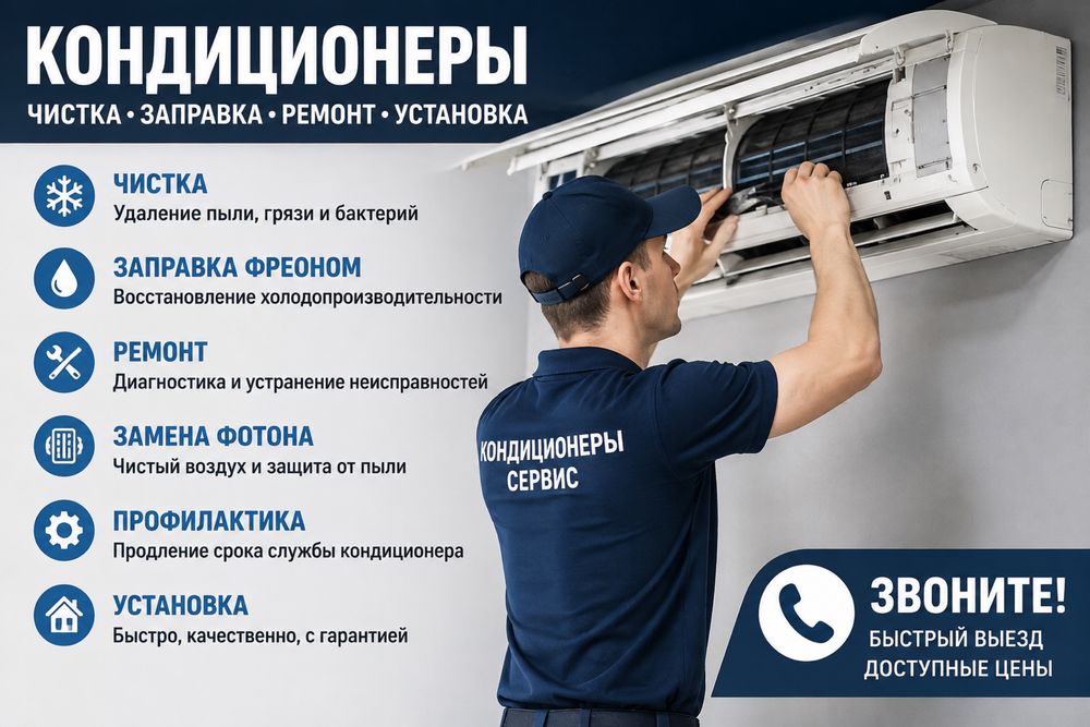 Ремонт,профилактика,установка кондиционеров качественно
