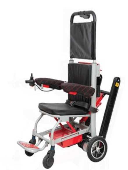 Инвалидна количка с джойстик и стълбищен катерач FreeMov+