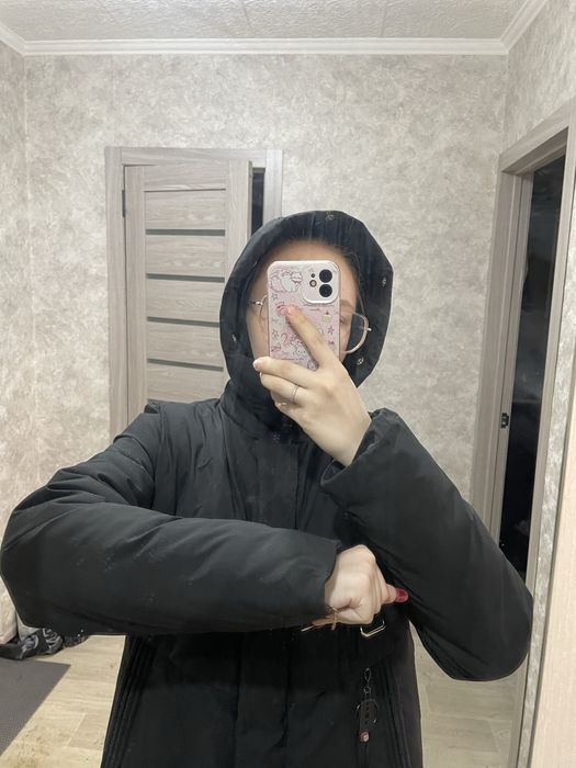 Пуховик зимний тёплый